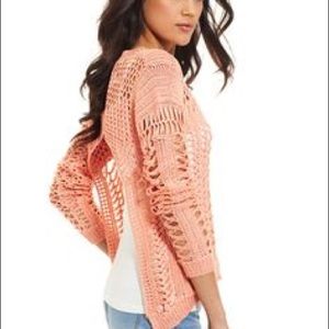 Nameless large knit open back sweater